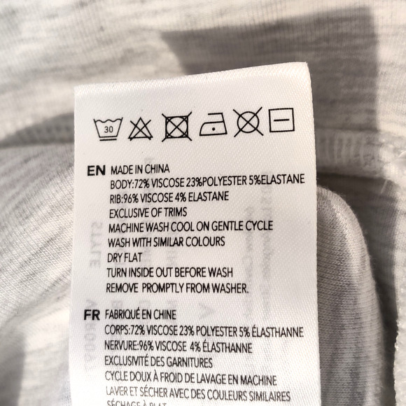 Varley Betsy Sweatshirt Womens M Gray Cowl Performance Stretch Comfy Cozy Soft - Picture 11 of 13